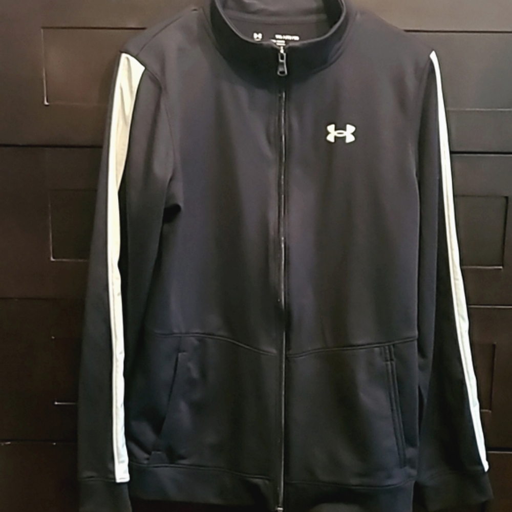 Under Armour Black Full Zip Jacket YXL